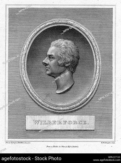 Wilberforce [portrait]. Print Collection Slavery Anti-slavery movement. Abolitionists. William Wilberforce. Date Issued: 1810-01-01 Place: Pall Mall Publisher:...