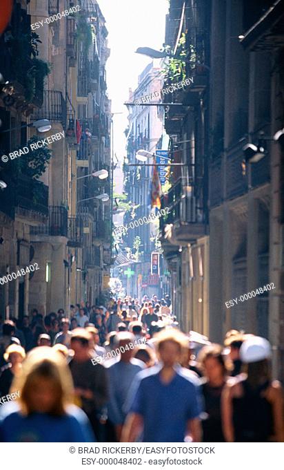Street scene. Barcelona, Spain