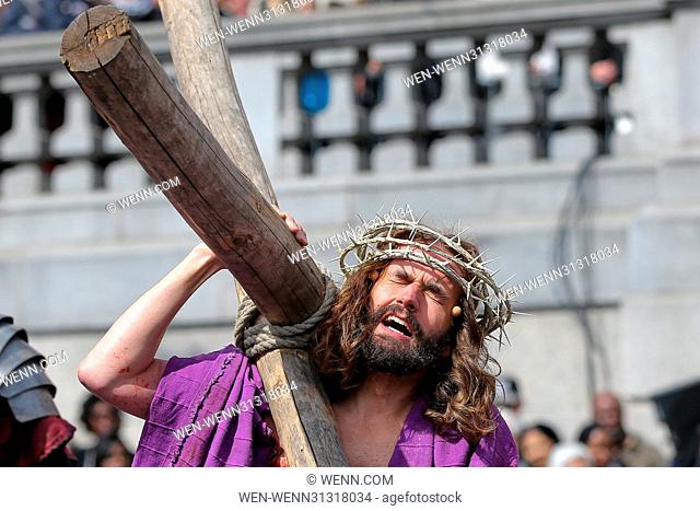 The Wintershall Estate Players perform the Passion of Jesus. The role of Jesus is played by James Burke-Dunsmore. The Good Friday performance depicts the last...