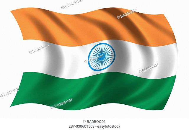 Flag india pole Stock Photos and Images | agefotostock