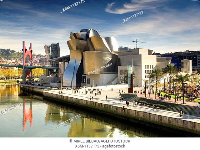 Guggenheim Museum of Art  Bilbao, Biscay, Basque Country, Spain