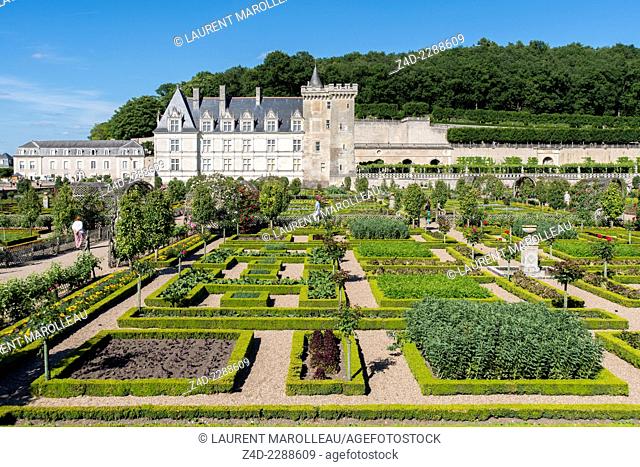 Gardens and Château de Villandry. Its famous Renaissance gardens include a water garden, ornamental flower gardens, and vegetable gardens