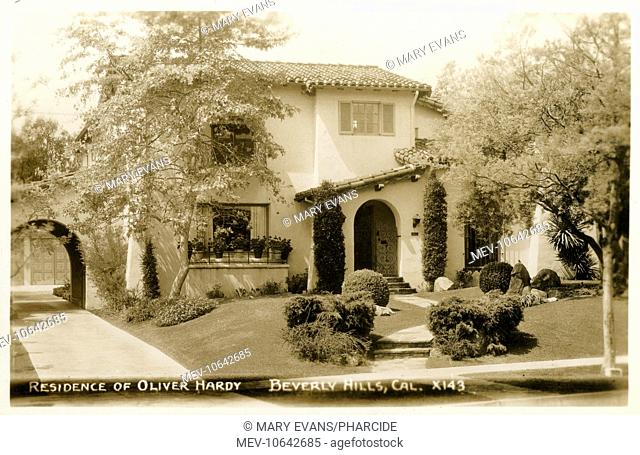 Residence of Oliver Hardy, Beverly Hills, California, USA, Stock Photo,  Picture And Rights Managed Image. Pic. MEV-10642685 | agefotostock