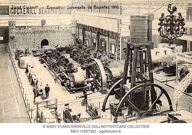 Exposition Universelle de Bruxelles - William Cockerill Stand - A British-born Blacksmith who founded the engineering business in 1799