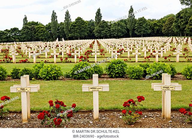 French National War Cemetery of Notre-Dame de Lorette, with over 40, 000 graves from World War I, Ablain-Saint-Nazaire, Arras, department of Pas-de-Calais
