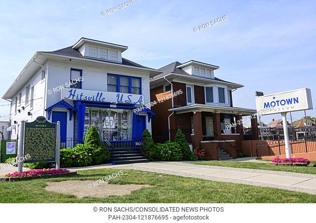 Exterior of the Motown Museum at 2648 West Grand Boulevard in Detroit, Michigan on Saturday, June 29, 2018..Credit: Ron Sachs / CNP | usage worldwide