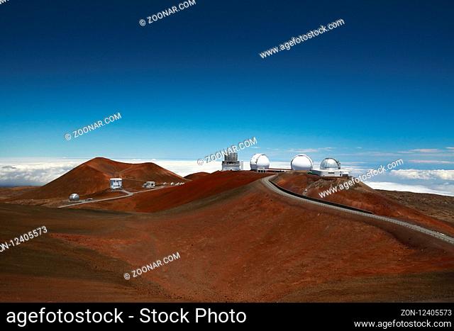 Mauna Kea telescopes , Big Island, Hawaii