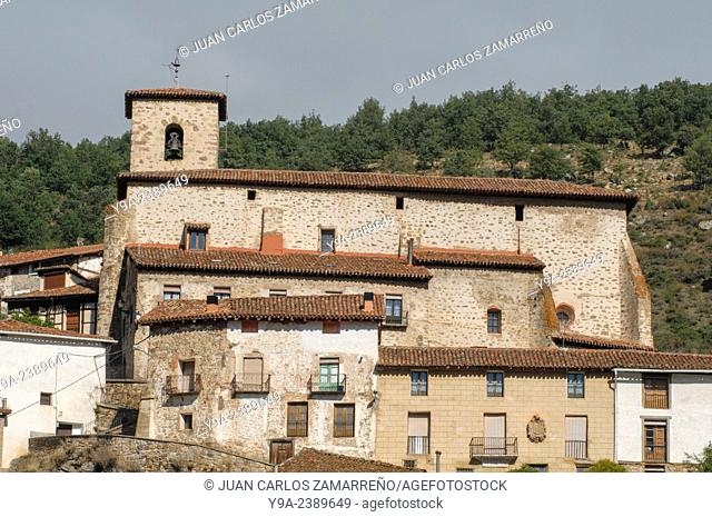 Nuestra Senora del Sagrario Churh, XVIIth Century, Villoslada de Cameros, Sierra de Cebollera Natural Park, Sierra de Cameros, Sistema Iberico, La Rioja