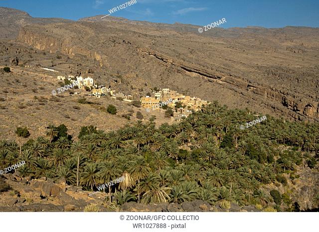 Mountain village of Misfah al Abriyeen, Oman