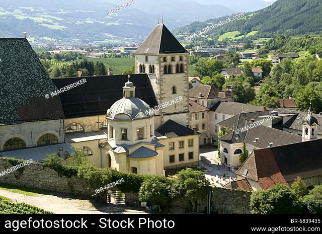 Augustinian canons' monastery of Neustift, 3km east of Brixen. Founded in 1141, renewed in 1190