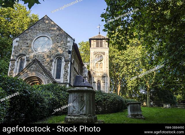 St Pancras Old Church, one of the oldest sites of Christian worship in England, London Borough of Camden, London, UK