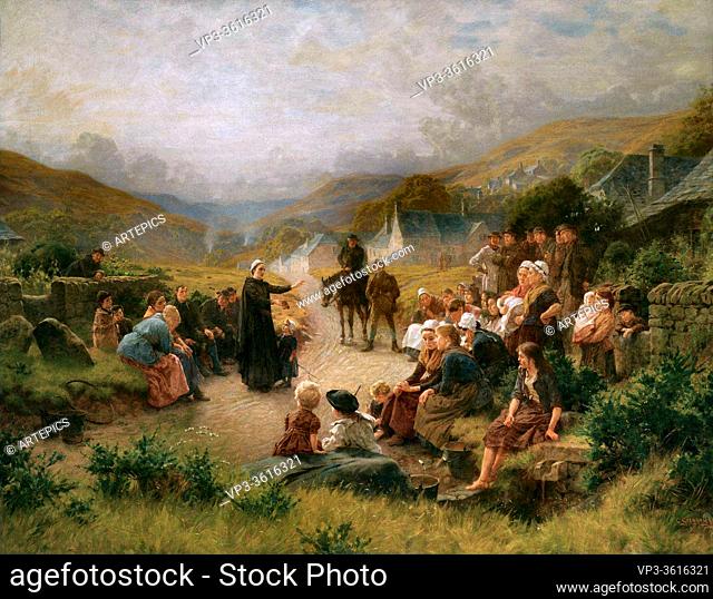 gregory, charles - Dinah Morris Preaching in Stonyshire, a Scene from George Eliot's 'Adam Bede' - 19289172168-396c0b5f13-o