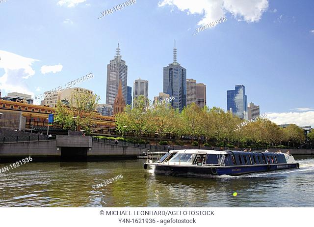 Melbourne City and Yarra River