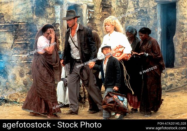 Indiana Jones and the Temple of Doom  Year : 1984 USA Director : Steven Spielberg Harrison Ford, Kate Capshaw, Jonathan Ke Quan Restricted to editorial use