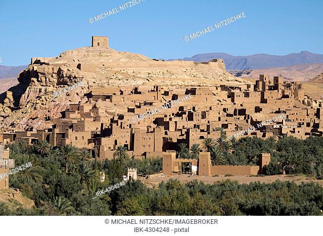 City of adobe houses, Aït Benhaddou, Ouarzazate, Souss-Massa-Drâa, Morocco