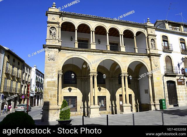 Úbeda, Escuela de Arte Casa de las Torres (Las Torres Palace) renaissance 16th century. La Loma, Jaén, Andalusia, Spain