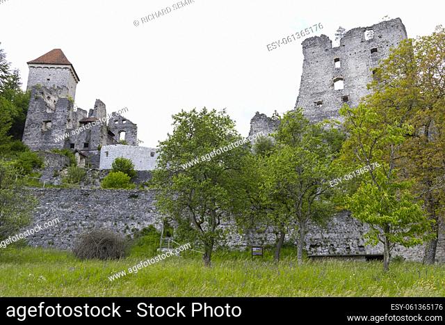 Castle ruins Kamen, Radovljica, Slovenia