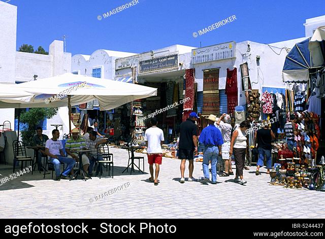 Market in Houmt Souk on Djerba, Tunisia, Africa