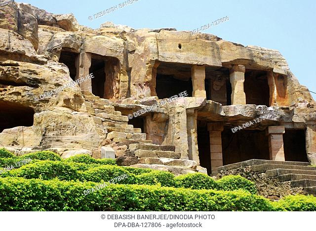 Udayagiri caves at Bhubaneswar ; Orissa ; India