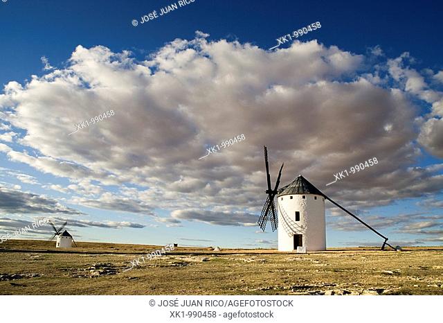 Windmills of Don Quixote de la Mancha. Spain