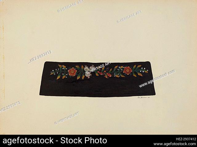 Embroidered Leather, c. 1938. Creator: Donald Williams