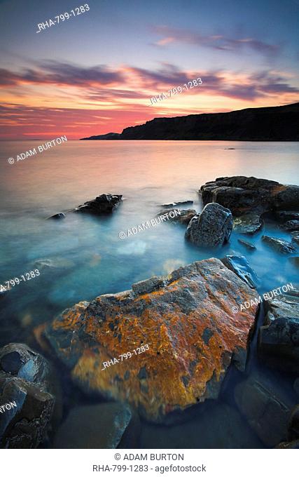 Hobarrow Bay, close to Kimmeridge on the Jurassic Coast, UNESCO World Heritage Site, Dorset, England, United Kingdom, Europe