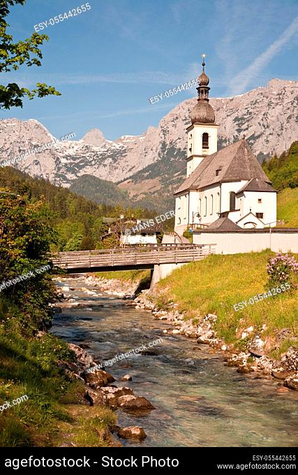 church, ramsau, berchtesgadener land, st. sebastian