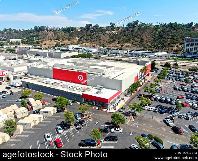Target Retail Store. Target Sells Home Goods, Clothing and Electronics. San Diego, California, USA, August 16th, 2020