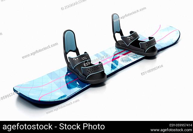 Snowboard isolated on white background. 3D illustration