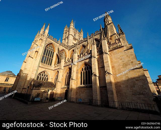 The Abbey Church of Saint Peter and Saint Paul (aka Bath Abbey) in Bath, UK