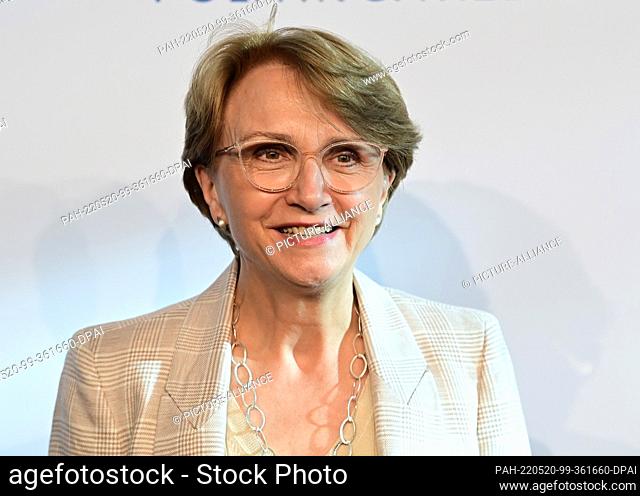 19 May 2022, Berlin: Anne-Marie Descotes, Ambassador of France to Germany, comes to the ARD Capital Meeting. Photo: Soeren Stache/dpa