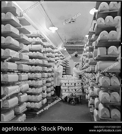 ***JANUARY 4, 1972 FILE PHOTO***Traditional brand Lacrum which is known as a producer of processed cheeses from quality ingredients making it a popular delicacy...