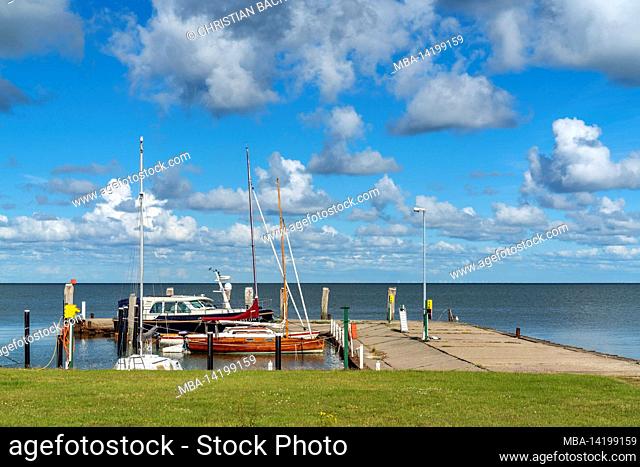 Port of Munkmarsch, Sylt Island, Schleswig-Holstein, Germany