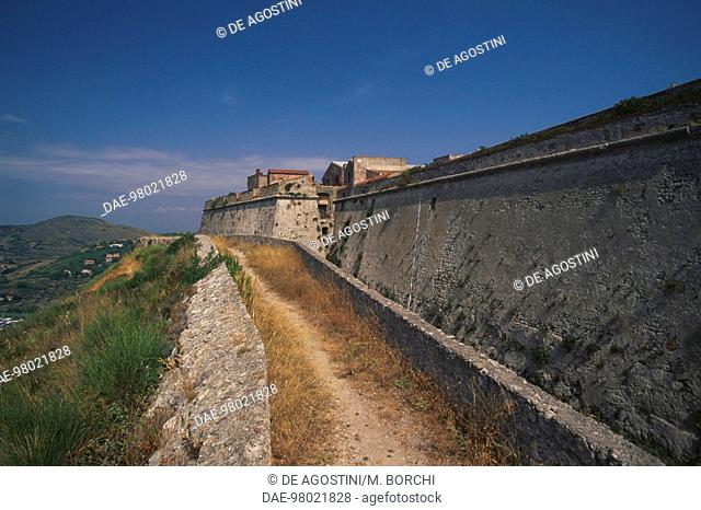 Walls of Fort Philip, Porto Ercole, Monte Argentario, Tuscany, Italy, 16th century