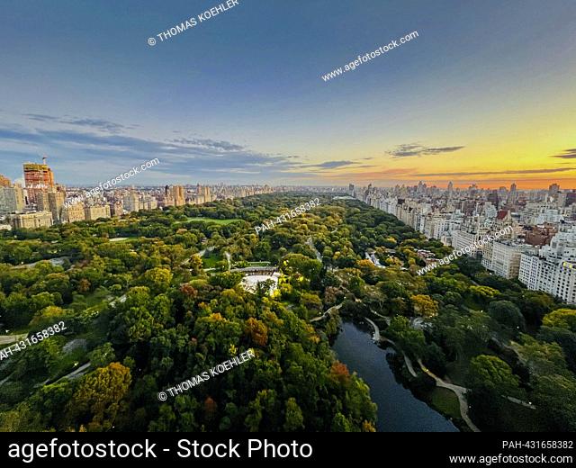 The Manhattan New York skyline and view of Central Park. - new York/Vereinigte Staaten