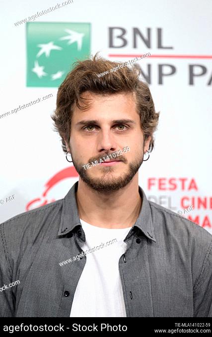 Andrea Arcangeli attends the photocall for ""Romulus II"" during the 17th Rome Film Festival at Auditorium Parco Della Musica on October 14, 2022 in Rome, Italy