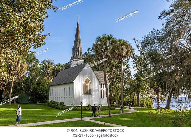 St. Mary's Episcopal Church was built in 1879 along the banks of the St. Johns River in Green Cove Springs, Florida