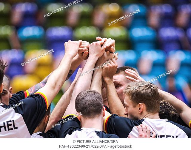 23 Febuary 2018, Germany, Frankfurt am Main: Basketball: World Cup qualifications, Germany vs Serbia, Europe, 2nd round, group G
