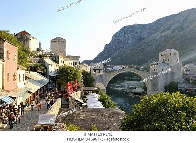 Bosnia and Herzegovina, Mostar, listed as World Heritage by UNESCO, Old Bridge (Stari most)
