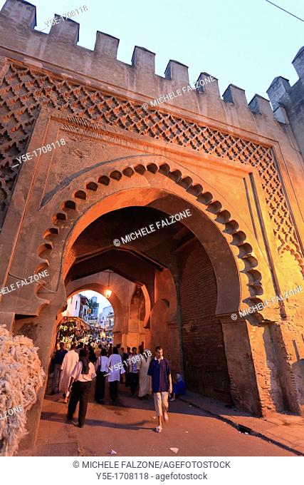 Morocco, Fes, Medina Old Town, Bab Sammarine Gate