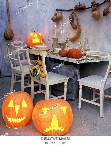 Table decoration for Halloween