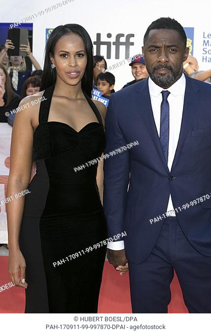 Idris Elba and Sabrina Dhowre attend the premiere of 'The Mountain Between Us' during the 42nd Toronto International Film Festival, tiff