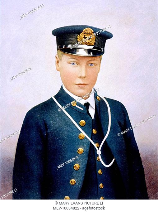 EDWARD VIII as Prince of Wales as midshipman in 1911