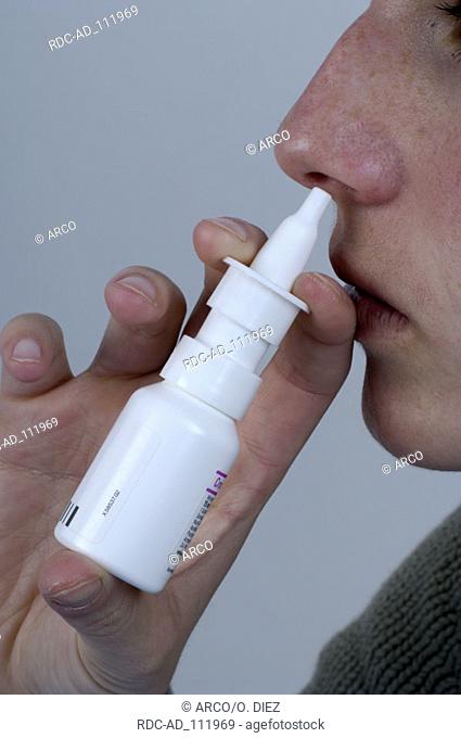 Nasal spray Nose spray sniffles
