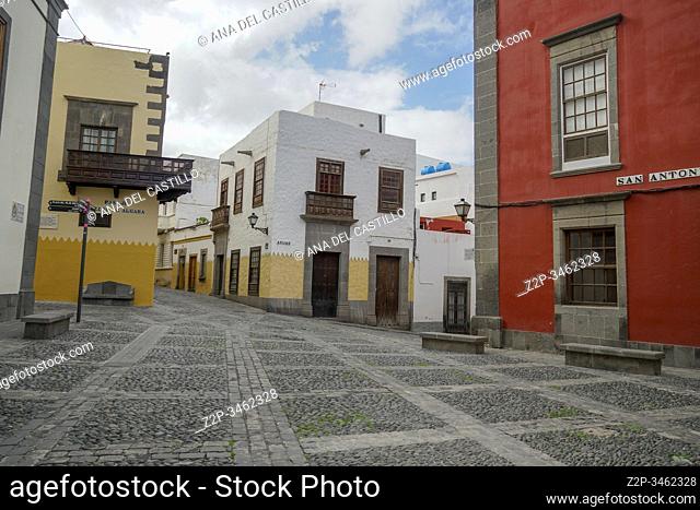 Vegueta quarter in Las Palmas de Gran Canaria Gran Canaria island Canary islands Spain on December 14, 2019