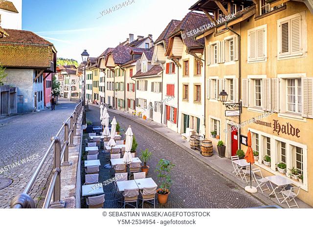 Old town Aarau, Canton Aargau, Switzerland