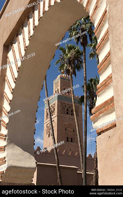 3364-D4E4599 Koutoubia Mosque Marrakech Morocco North Africa