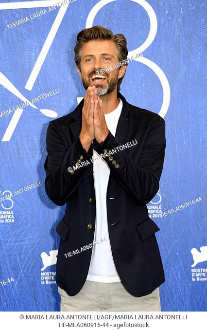 The director Kim Rossi Stuart during the photocall of film Tommaso at 73rd Venice Film Festival, Venice-ITALY-06-09-2016