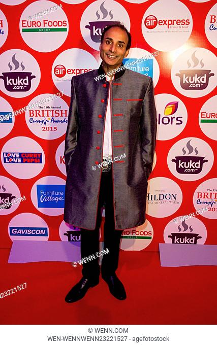 Celebrities attend the British Curry Awards 2015 in Battersea Evolution, The British Genius Site in London’s Battersea Park to honour excellence in the curry...