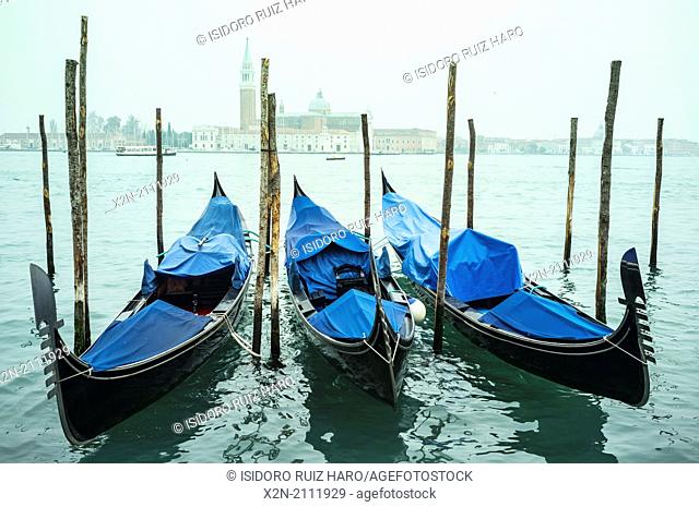 Gondola. Venice. Veneto. Italy